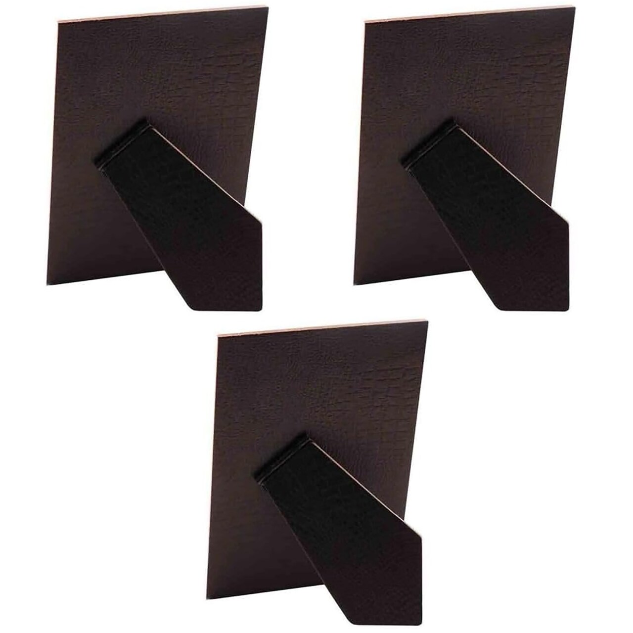 4" x 6" Lizard Finish Easel Back for Art Glass, Picture Frames, & All Craft Projects, 3 Pack